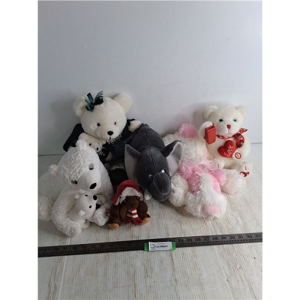(6) Stuffed Toys
