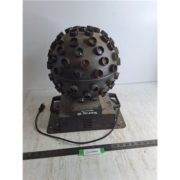 Sunray III Ceiling Mount Disco Light - Tested - 17" Height