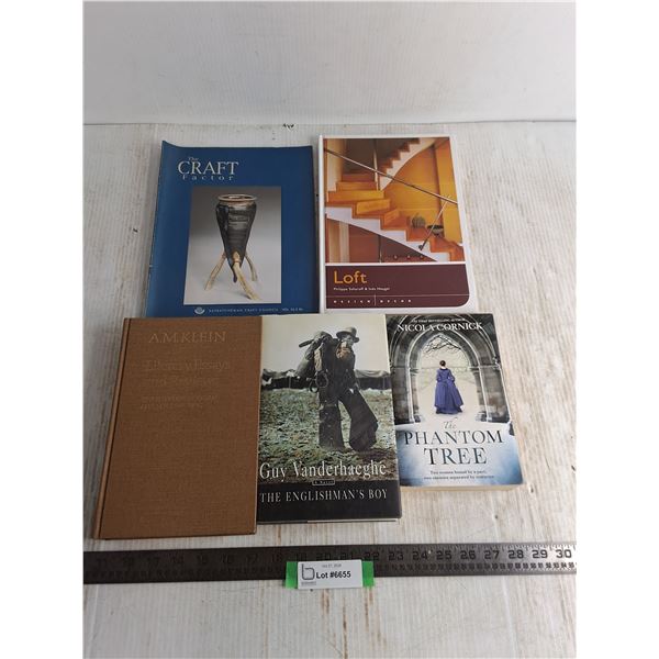 (5) Books - Design, Craft, Novels