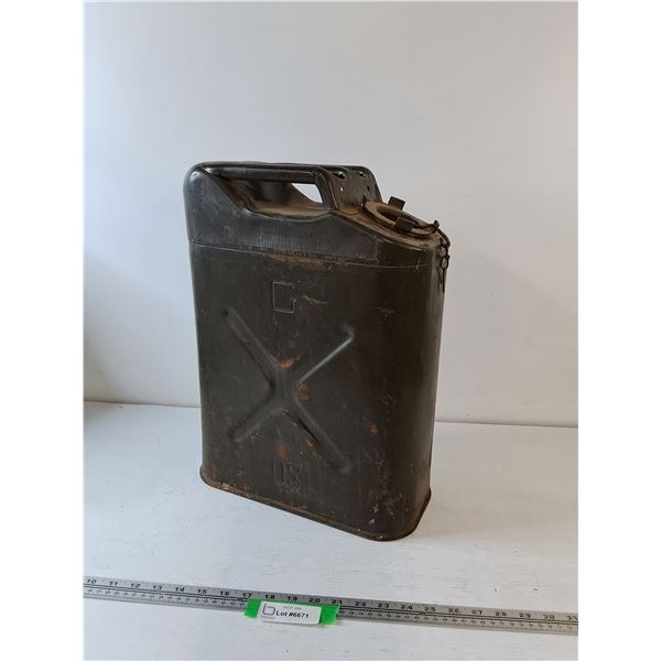 Vintage U.S. Military Jerry Can, Pickup Only