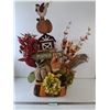 Image 1 : "Pumpkin Farm" Fall Decor Basket