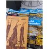 Image 4 : Clock, Model Railroader Magazines, Etc