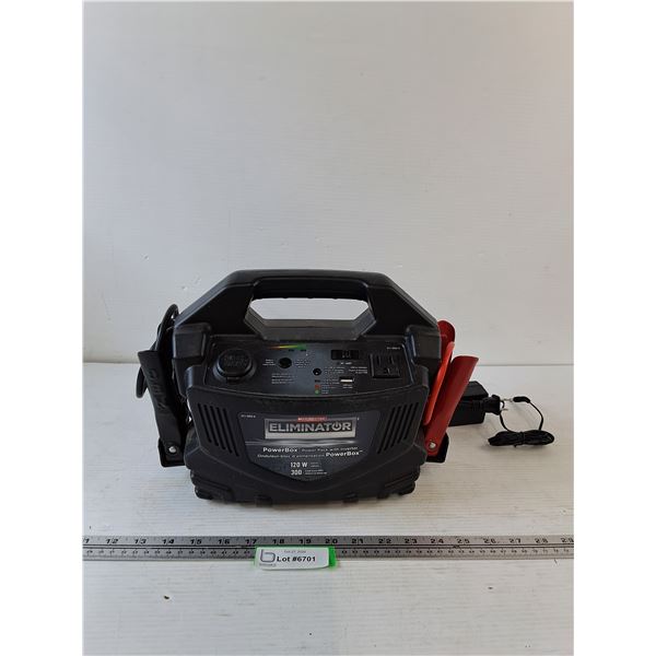 Eliminator Powerbox Power Pack with Inverter (Powers On), Switching Adaptor Cord, Pickup Only