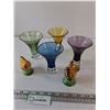 Image 1 : Mini Colorful Martini Glasses, Rooster Salt and Pepper Shakers