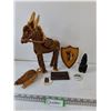 Image 1 : Straw Horse Figure, Assorted Decorative Items