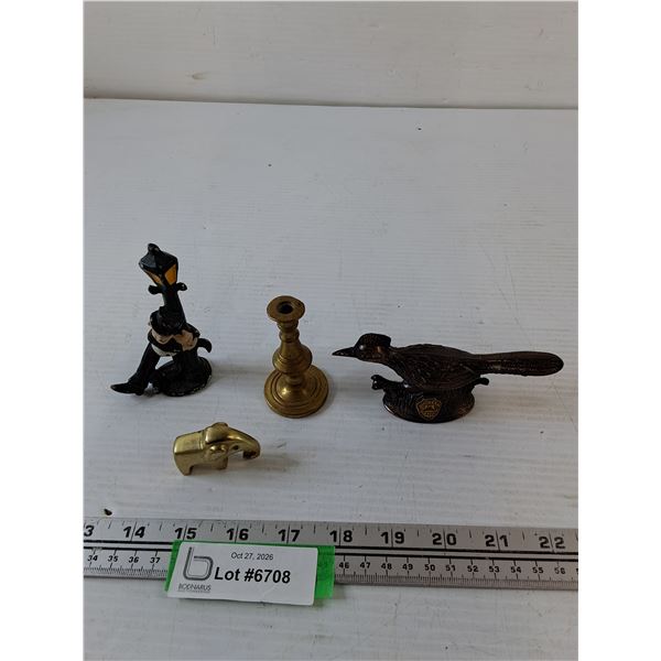 Assorted Decorative Metal Items