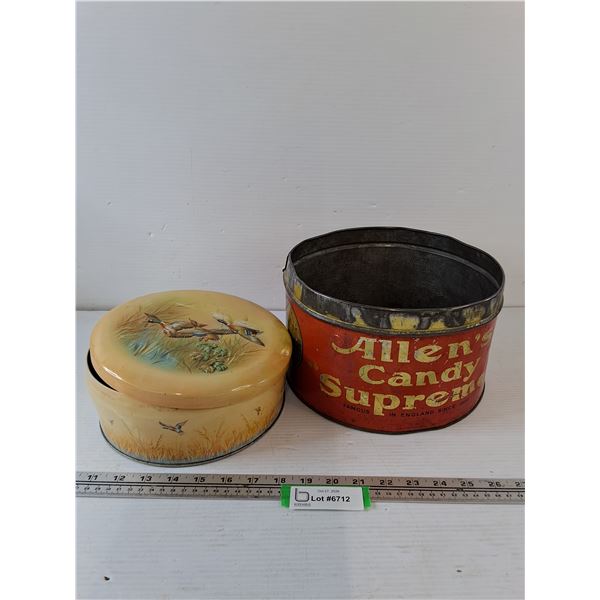 Vintage Tins (2)