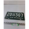 Image 1 : New Brunswick License Plate