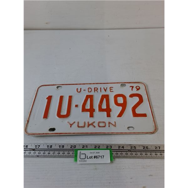 Yukon License Plate