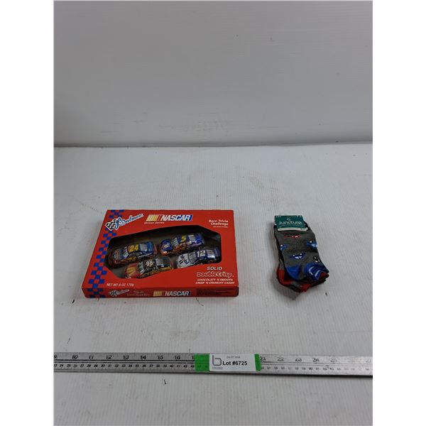 R.M. Palmer NASCAR Driver Series Solid DoubleCrisp Chocolate Cars, 3-pack of Juncture Kids' Low Cut 