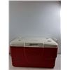 Image 2 : Red Coleman Cooler 26"x14"x15" (cannot ship)