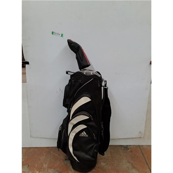 *Addidas Golf Bag, (2) TPX Golf Clubs (cannot ship)