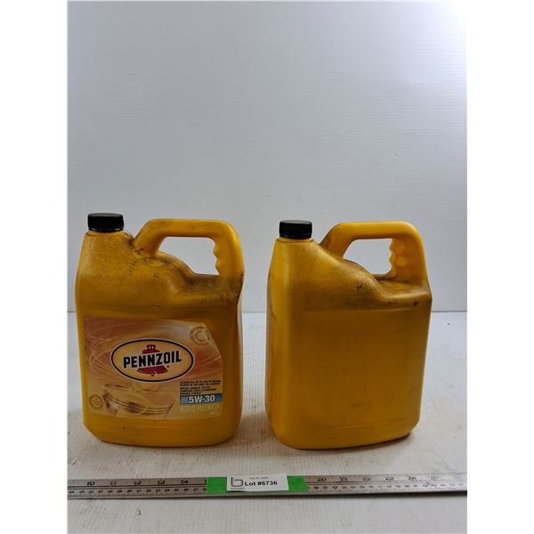 (2) Pennzoil Conventional SAE 5W-30 Motor Oil (cannot ship)