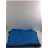 Image 2 : Virgin Wool Blue Blanket 84"x56" (approximate sizing)