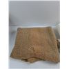 Image 2 : Hand Knit Throw 6ft x4ft, White Knit Throw 96"x36" (approximate sizing)