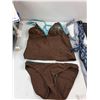 Image 2 : Girls 2 Piece Bathing Suit, Womans 4xl Bathing Suit Bottoms, (2) Ties, (2) Dress Shirts, Misc