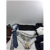 Image 3 : Girls 2 Piece Bathing Suit, Womans 4xl Bathing Suit Bottoms, (2) Ties, (2) Dress Shirts, Misc