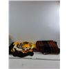 Image 1 : Polyester Plaid Blanket, Towel/Beach Bag Combo
