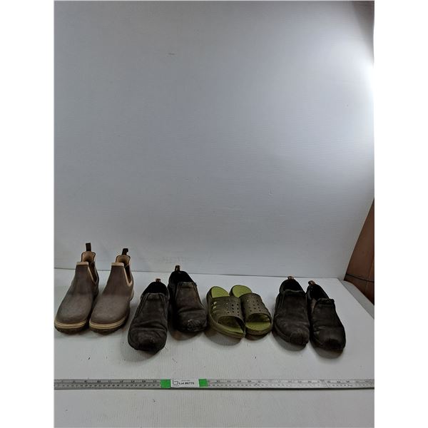 (4) Pairs Of Shoes; Merrell, Wild Company, Dawgs, Misc