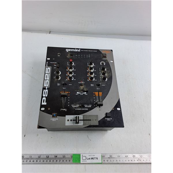 Gemini PS-525 Pro 2-channel DJ mixer