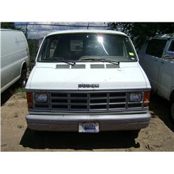 6  1991 DODGE B250 CARGO VAN