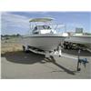 Image 1 : 2008 "1989 MARK TWAIN MTF 24' INBOARD/OUTBOARD" "Extra Sequence #: MERCRUISER 454 ENGINE