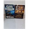 Image 2 : (4) Clive Cussler Hardcover Novels