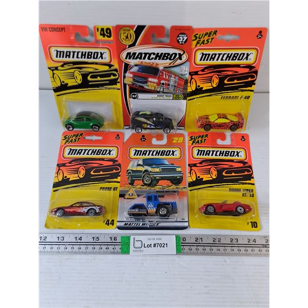 (6) Matchbox Die-Cast Toys