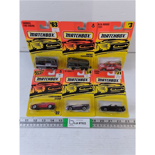 (6) Matchbox Die-Cast Toys