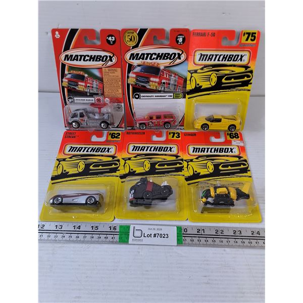 (6) Matchbox Die-Cast Toys