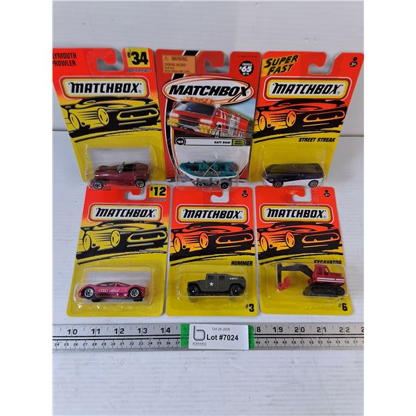 (6) Matchbox Die-Cast Toys