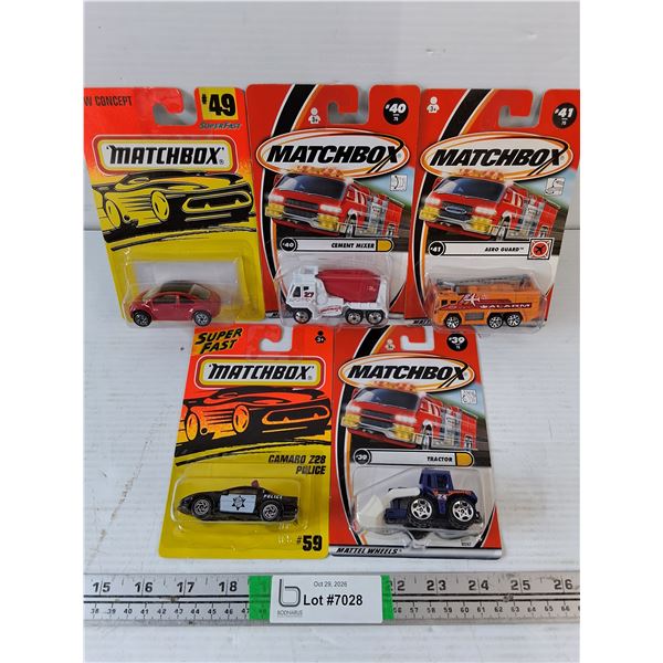 (5) Matchbox Die-Cast Toys