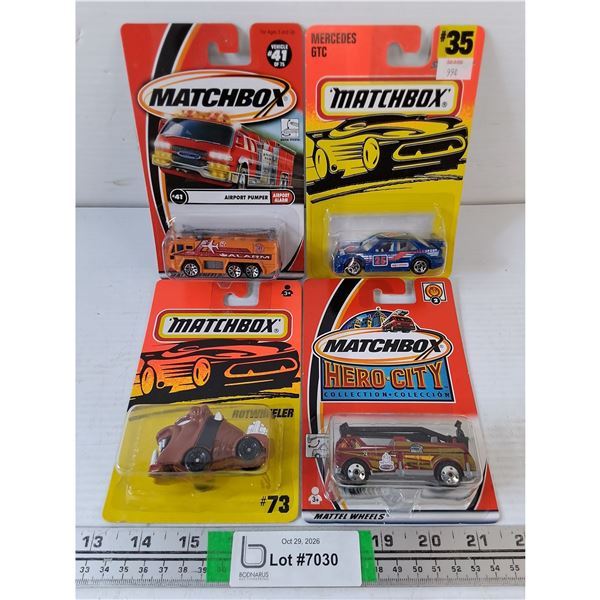 (4) Matchbox Die-Cast Toys