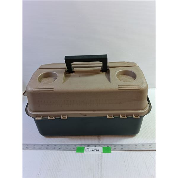 Plano Tackle Systems Fishing Tackle Box With Contents Inside (Fish Hooks) - (16.5x10.5x10.5") ,