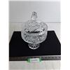 Image 1 : Footed Pinwheel Crystal Bowl