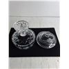 Image 2 : Footed Pinwheel Crystal Bowl