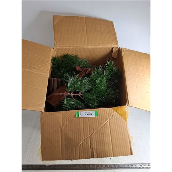 * Unassembled Plastic Christmas Tree - As is - 18x15x15" Box