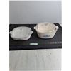 Image 1 : (2) Corning Ware Casserole Dishes w/Lids