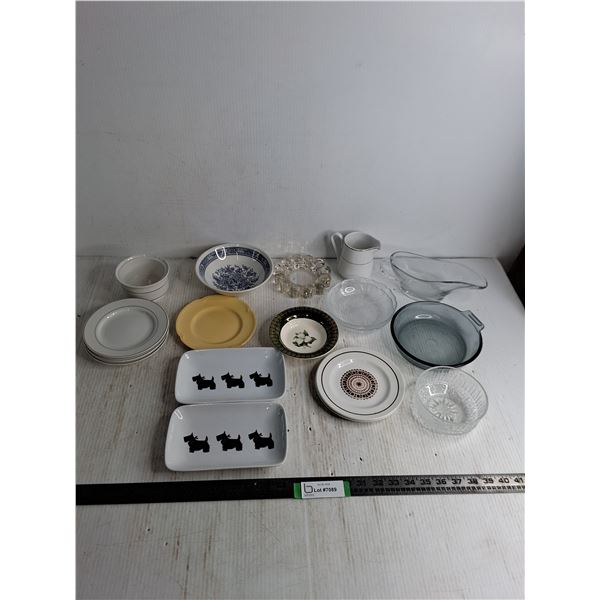 Assorted Plates & Serving Ware