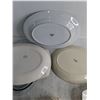 Image 4 : Assorted Fine China Plates & Platters, Beanpot, Ovenware