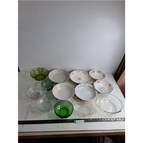 Assorted Fine China & Glass Bowls - Cannot Ship
