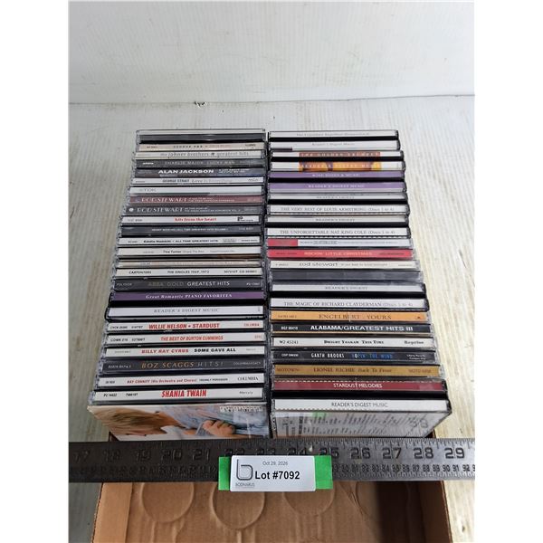 (50) Music CD's - Mostly Country