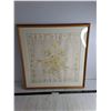Image 1 : * Wood Framed Wall Decor - 24" x 25"