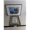 Image 1 : (2) Framed Wall Decor - Largest 20" x 16"