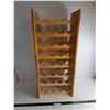 Image 1 : * Wooden 4-Piece Stackable Wine Rack - 35x16x12" Fully Assembled - Pickup Only