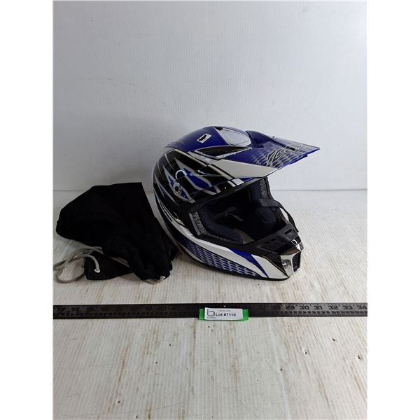 ZOX Youth Size Motocross Helmet w/Tote Bag