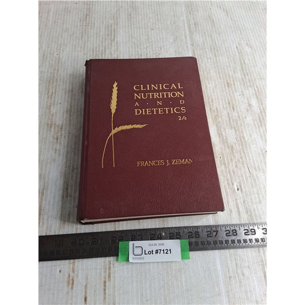 "Clinical Nutrition & Dietetics" Book