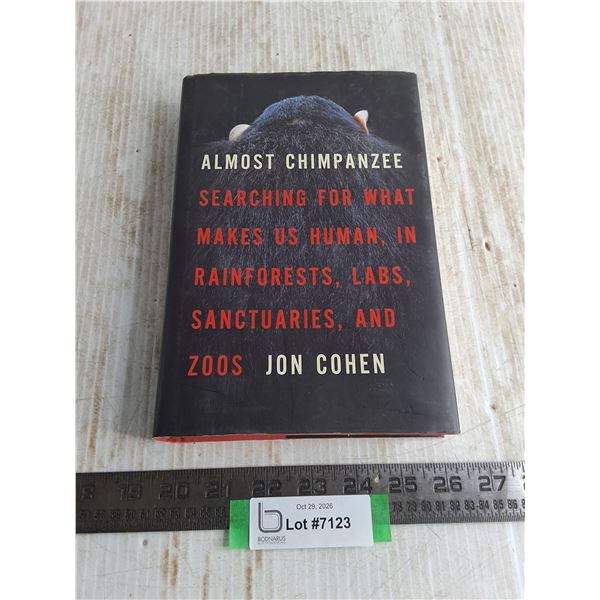 "Almost Chimpanzee" Book by Jon Cohen