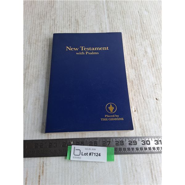 Gideon "New Testament w/Psalms" Book