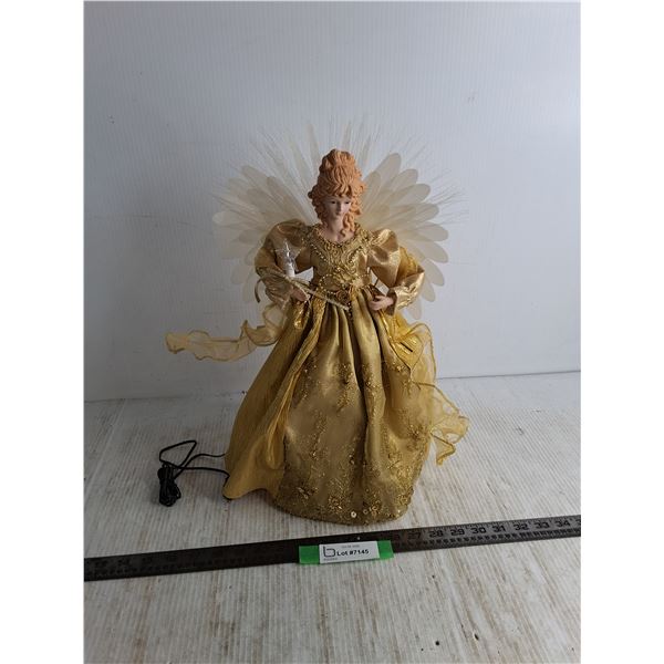 Christmas Tree Topper Electrified Angel - Untested, As is